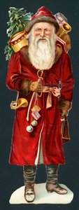 Papai Noel, cartão de Natal de English School