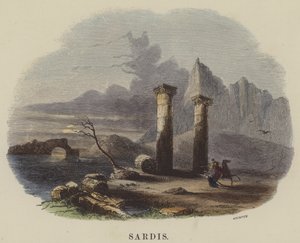 Sardis (gravura colorida) de English School
