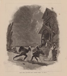 Szene aus Salvayres neuer Pariser Oper "Le Bravo" von English School