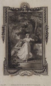 Cena da História de Sir Charles Grandison, de Samuel Richardson de English School