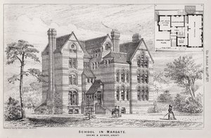 Escola em Margate (gravura) de English School