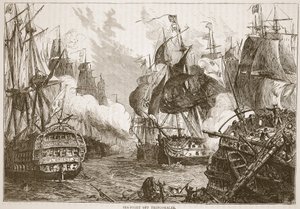 Mar-lute fora Trincomalee, ilustração da história ilustrada de Cassells da Índia por James Grant, bar. 1879 de English School