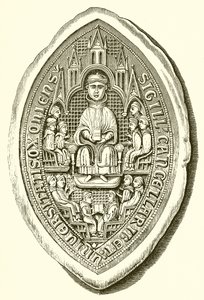 Selo da Universidade de Oxford, c. 1300 de English School