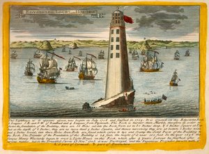 Segundo farol de Eddystone, perto de Plymouth de English School