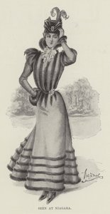 Visto em Niagara (litho) de English School