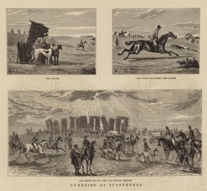 Série de ilustrações de caça de English School