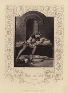 Shakespeare: Romeu e Julieta, Ato 5, Cena 3 (gravura) de English School