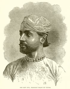 Sheodan Singh, Maharao Rajah de Ulwar de English School