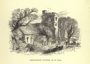 Shepperton Church, como era de English School