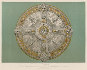 Escudo Apresentado ao Príncipe e Princesa da Prússia Executado por Sy e Wagner Bruxelas de English School