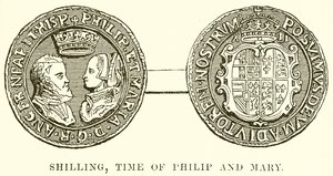 Xelim, época de Filipe e Maria de English School