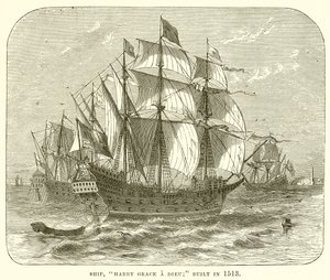Nave, Harry Graça a Dieu; Construído em 1513 de English School