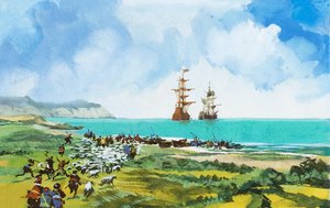 Chegando navios