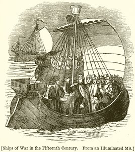[Navios de Guerra no século XV] de English School