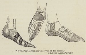 Sapatos (gravura) de English School