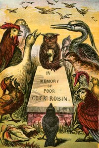 Suspirando e soluçando por pobre Cock Robin de English School