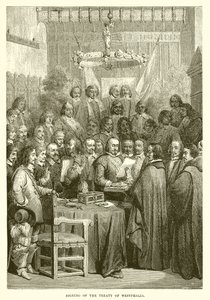 Assinatura do tratado da Vestfália de English School