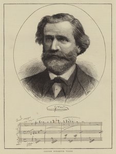 Signor Giuseppe Verdi (gravura) de English School