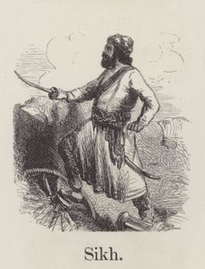 Sikh (gravura) de English School