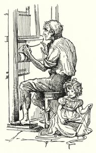 Silas Marner (litho) de English School