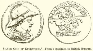 Moeda de Prata de Eucratides de English School