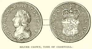 Coroa de prata, hora de Cromwell de English School