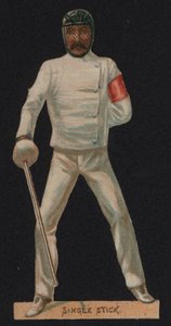 Único pau, esgrima de English School