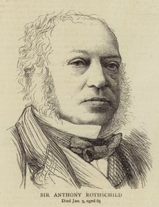 Sir Anthony Rothschild (gravura) de English School