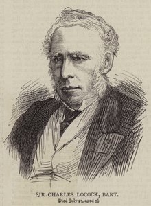 Sir Charles Locock, Baronete (gravura) de English School