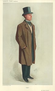 Sir Edward Tennant, Glen, 2 de novembro de 1910, desenho animado da Vanity Fair de English School
