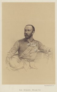 Sir Evelyn Wood, VC (litho) de English School