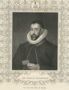 Sir Francis Walsingham (gravura) de English School