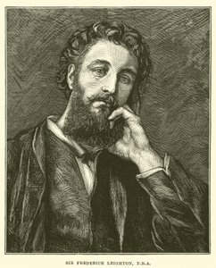 Sir Frederick Leighton, PRA (gravura) de English School
