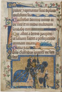 Sir Geoffrey Luttrell a cavalo do 