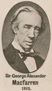 Sir George Alexander MacFarren (gravura) de English School