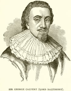 Sir George Calvert (lorde Baltimore) de English School
