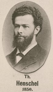 Sir George Henschel (gravura) de English School