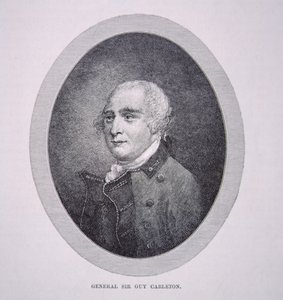 Sir Guy Carleton (litho) de English School