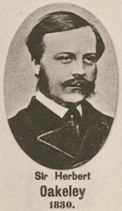Sir Herbert Oakeley (gravura) de English School