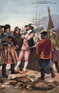Expedição de Sir Humphrey Gilberts à Terra Nova, 1583 de English School
