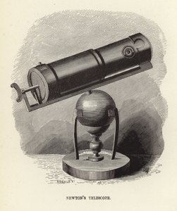 Telescópio de Sir Isaac Newtons de English School
