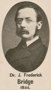 Sir J Frederick Bridge (gravura) de English School