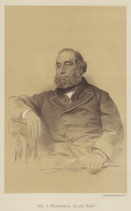 Sir J Whittaker Ellis, Baronete (litho) de English School