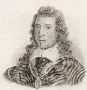 Sir John Denham, do &39;Crabb&39;s Historical Dictionary&39;, publicado em 1825 de English School