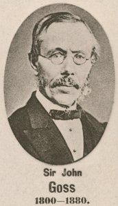Sir John Goss (gravura) de English School