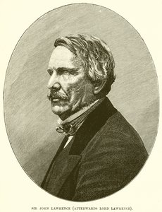 Sir John Lawrence (depois Lord Lawrence) de English School