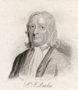 Sir John Leake, do &39;Crabb&39;s Historical Dictionary&39;, publicado em 1825 de English School