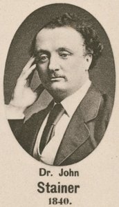 Sir John Stainer (gravura) de English School