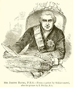 Sir Joseph Banks, PRS de English School