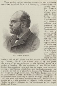 Sir Joseph Barnby (gravura) de English School